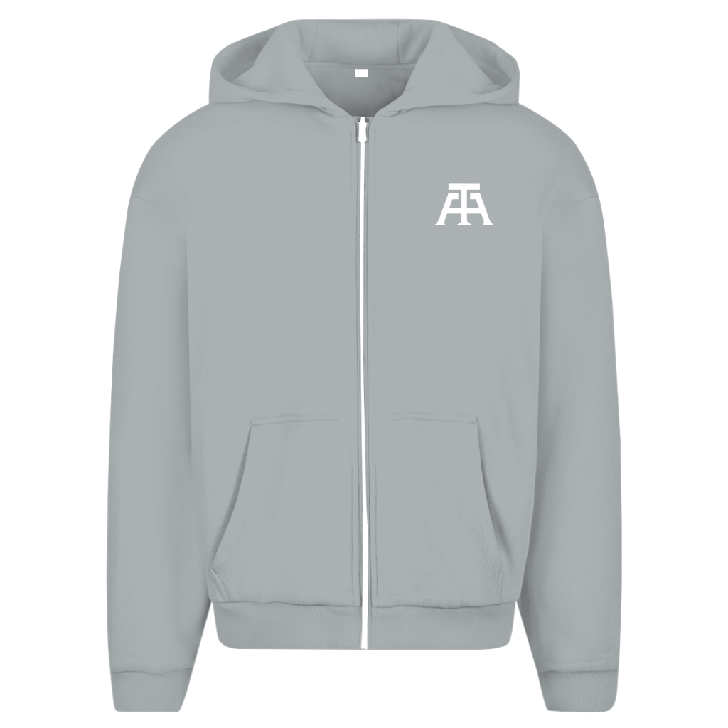 Herren Oversize Zipper Hoodie